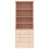 VidaXL vidaXL Bookcase Book Shelf Display Cabinet with Drawers ALTA Solid Wood Pine 3