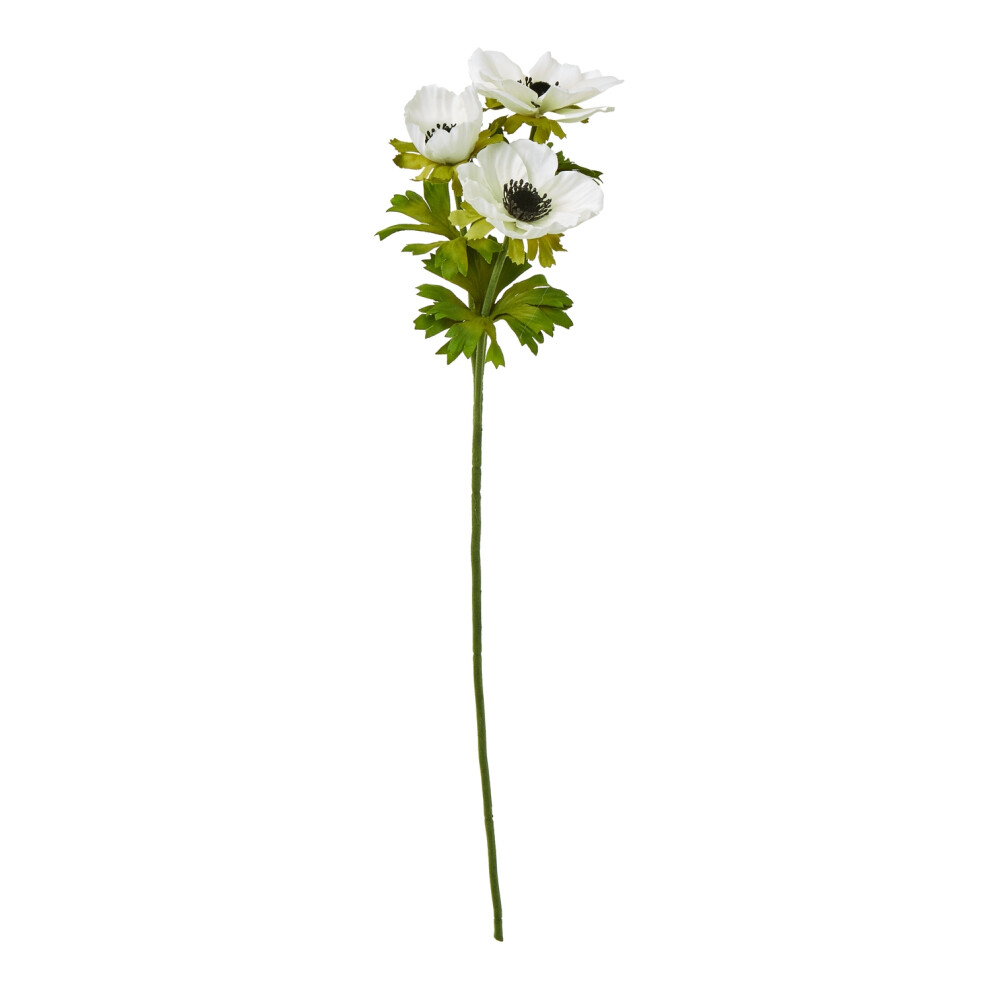 Hill Interiors White Anemone Spray