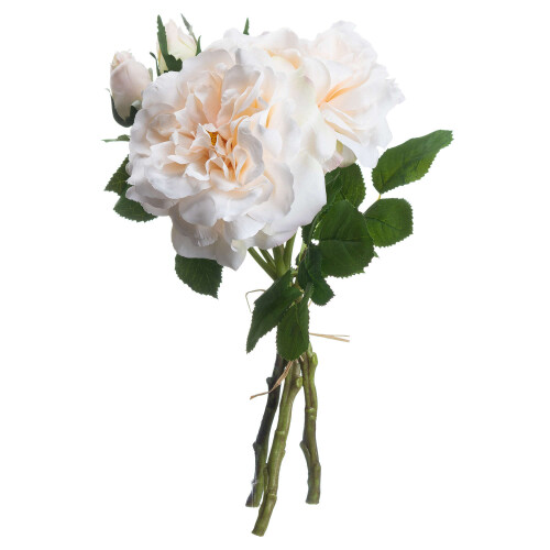 Peachy Cream Short Stem Rose Bouquet 1