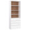 VidaXL vidaXL Bookcase Book Shelf Cabinet with Drawers ALTA White Solid Wood Pine 2