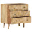 VidaXL vidaXL Drawer Cabinet Home Storage Drawer Chest File Cabinet Solid Wood Mango 2