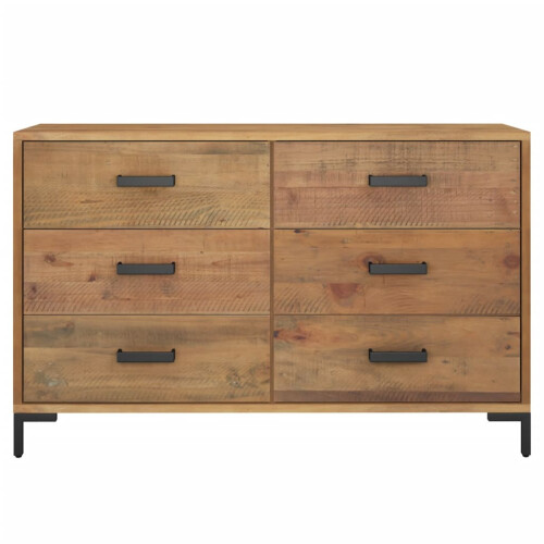 VidaXL vidaXL Sideboard Brown 110x35x70 cm Solid Pinewood 2