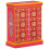 VidaXL vidaXL Sideboard Solid Mango Wood Pink Hand Painted 1