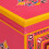 VidaXL vidaXL Sideboard Solid Mango Wood Pink Hand Painted 6