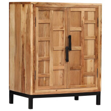 vidaXL Solid Acacia Wood Sideboard 60x35x76cm Brown Home Storage Cabinet Unit
