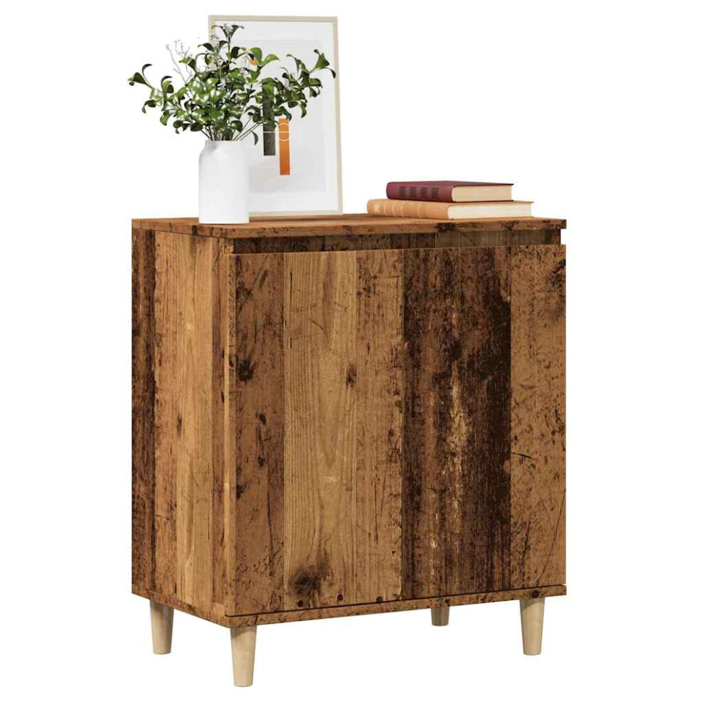 Vidaxl Sideboard Old Wood 60X35x70 Cm Engineered Wood Cabinet Cupboard