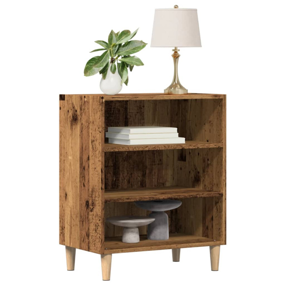 Vidaxl Sideboard Cupboard Storage Cabinet Highboard Old Wood Engineered Wood