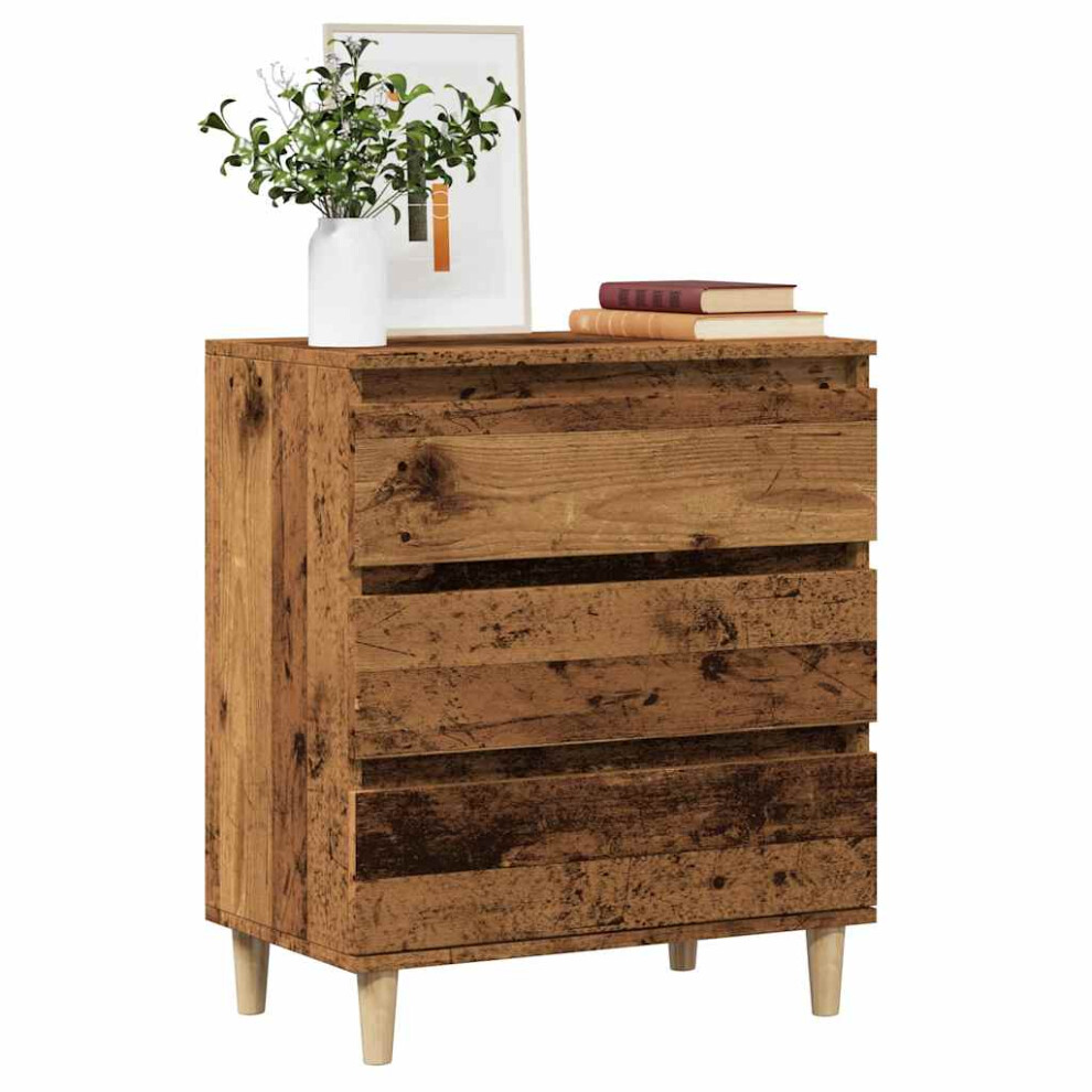 Vidaxl Sideboard Old Wood 60X35x70 Cm Engineered Wood Cabinet Cupboard