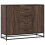 VidaXL vidaXL Sideboard Storage Cupboard Cabinet Highboard Brown Oak Engineered Wood 2