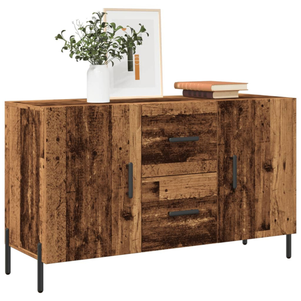 Vidaxl Sideboard Cupboard Side Cabinet Highboard Old Wood Engineered Wood