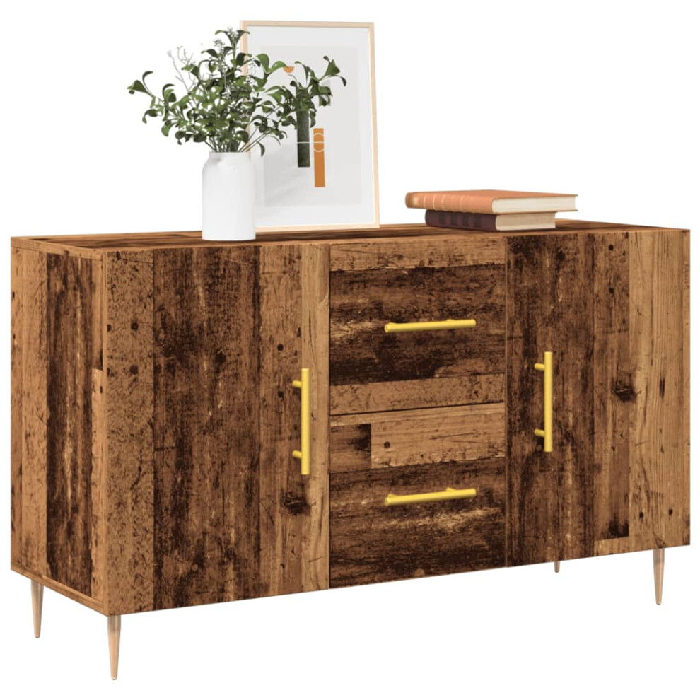 Vidaxl Sideboard Cupboard Side Cabinet Highboard Old Wood Engineered Wood