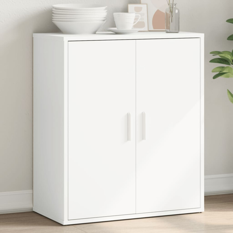 Vidaxl Sideboard White 60X31x70 Cm Engineered Wood