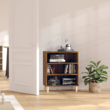 vidaXL Sideboard Brown Oak Engineered Wood Household Standing Storage Cabinet