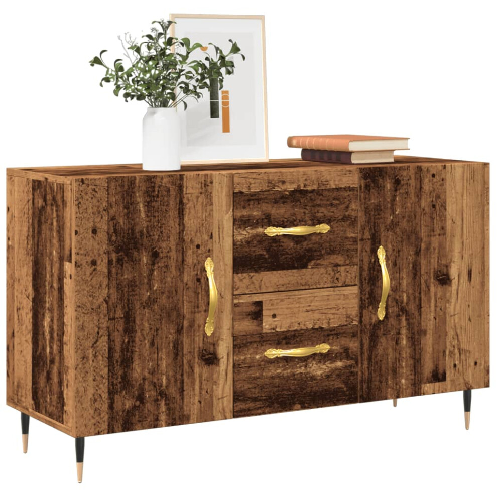 Vidaxl Sideboard Cupboard Side Cabinet Highboard Old Wood Engineered Wood