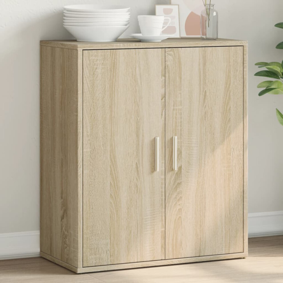Vidaxl Sideboard Sonoma Oak 60X31x70 Cm Engineered Wood