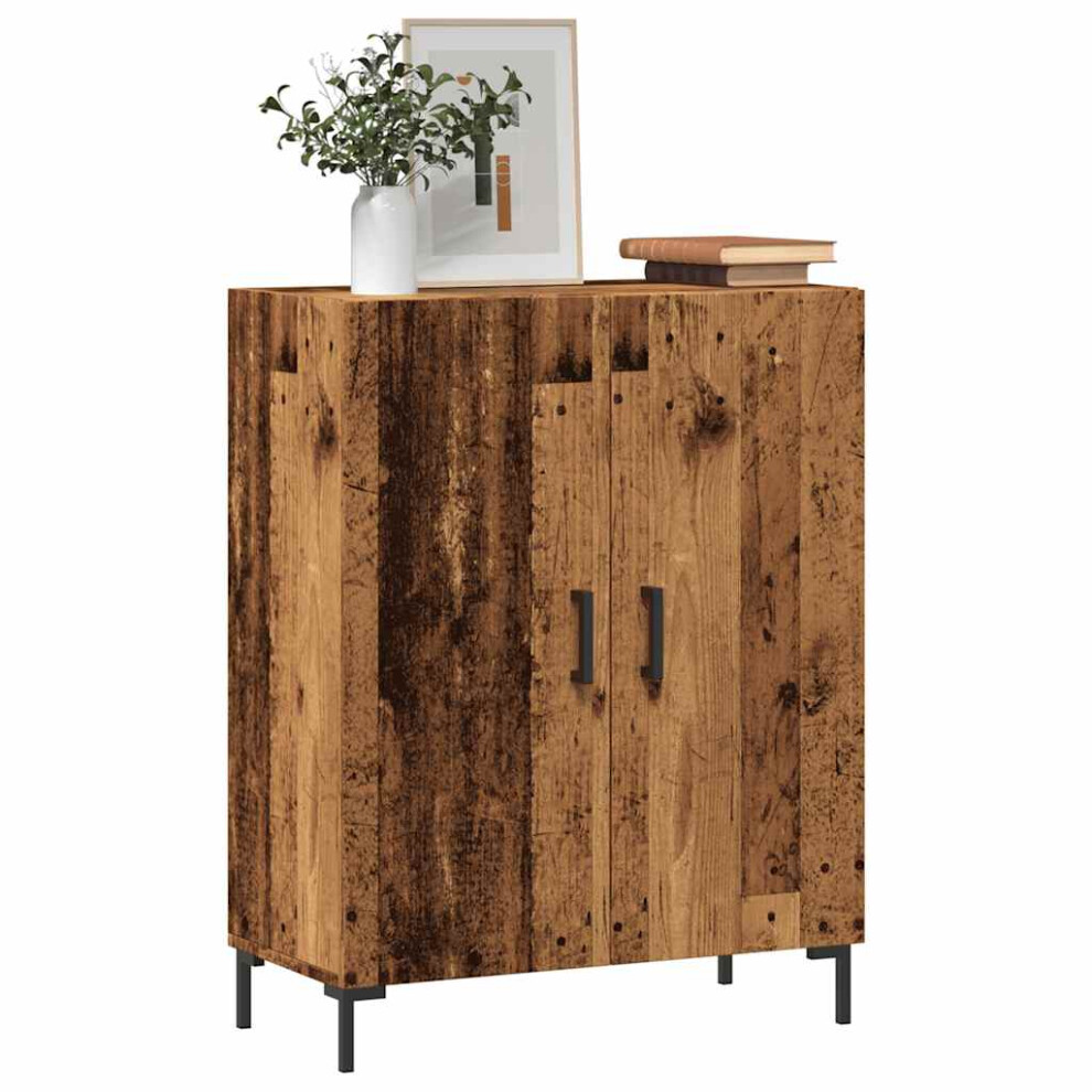 Vidaxl Sideboard Old Wood 69.5X34x90 Cm Engineered Wood Storage Cabinet