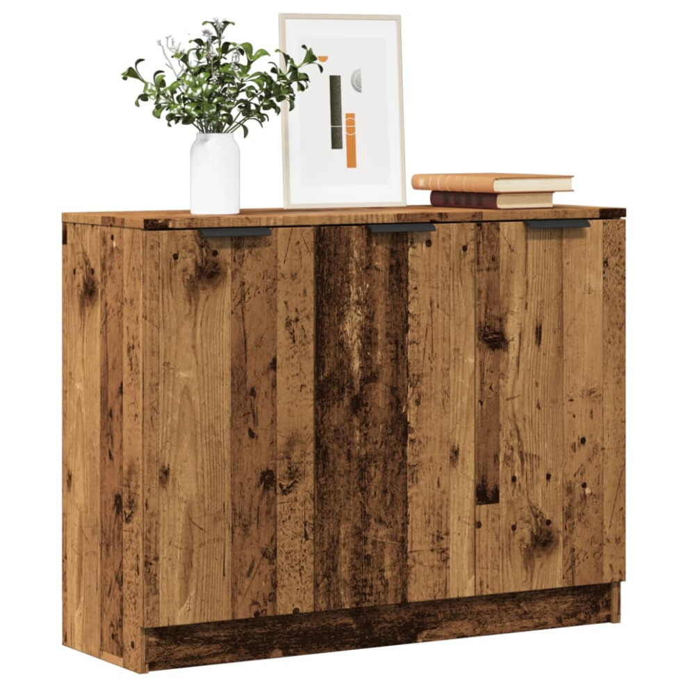 Vidaxl Sideboard Cupboard Side Cabinet Highboard Old Wood Engineered Wood