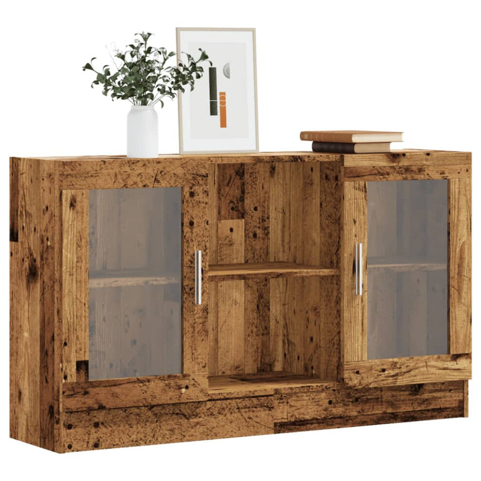 Vidaxl Sideboard Cupboard Side Cabinet Highboard Old Wood Engineered Wood