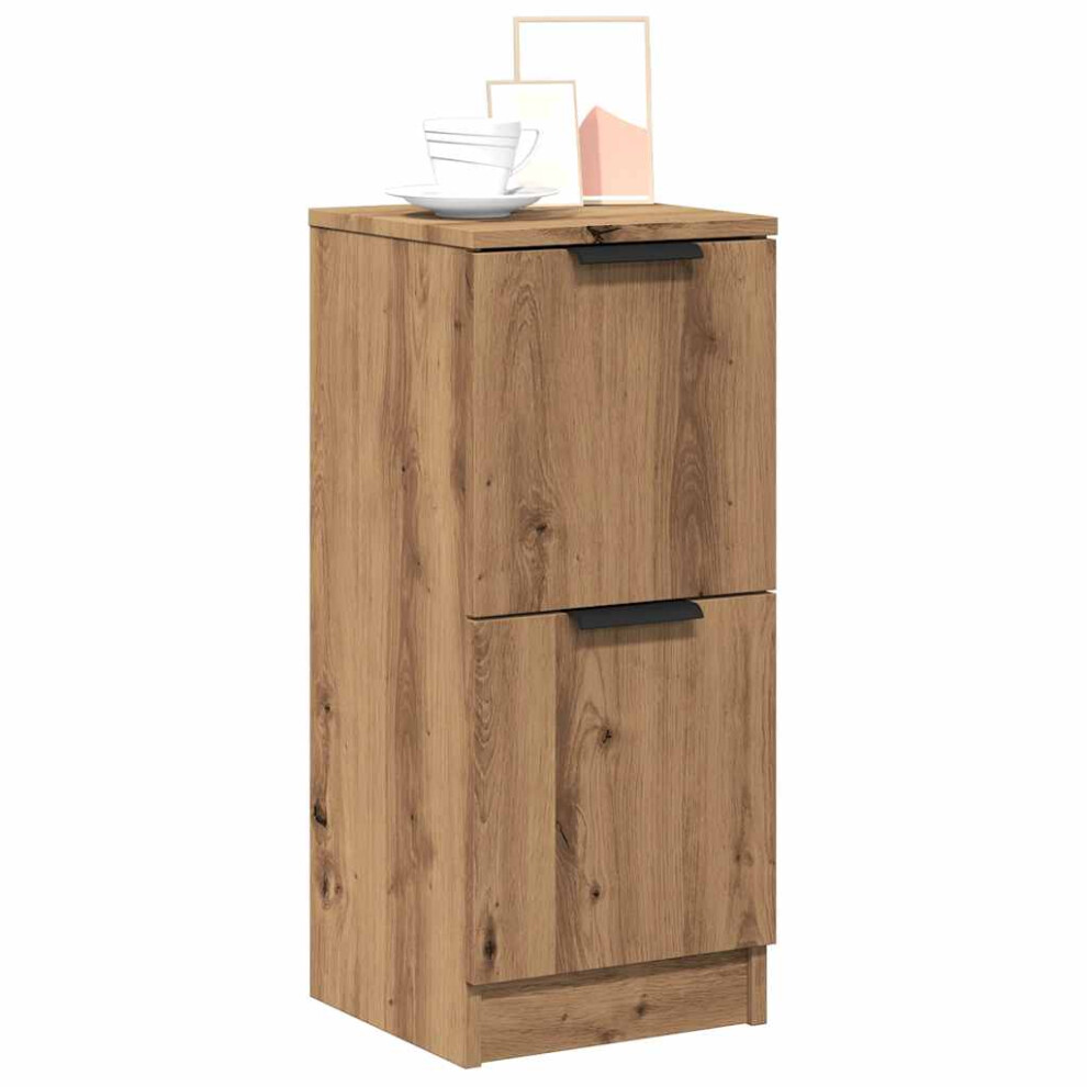 Vidaxl Sideboard Artisan Oak 30X30x70 Cm Engineered Wood Cabinet