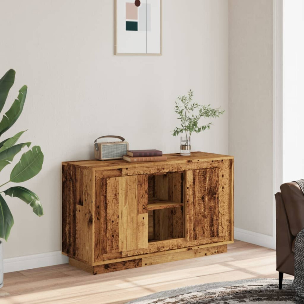 Vidaxl Sideboard Cupboard Side Cabinet Highboard Old Wood Engineered Wood