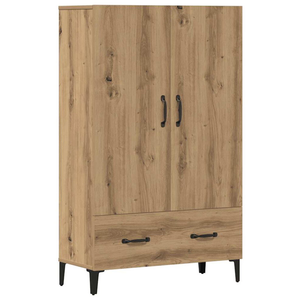 Vidaxl Highboard Artisan Oak 70X31x115 Cm Engineered Wood Sideboard