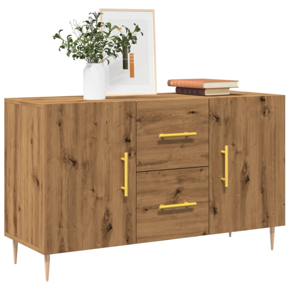 Vidaxl Sideboard Cupboard Side Cabinet Highboard Artisan Oak Engineered Wood