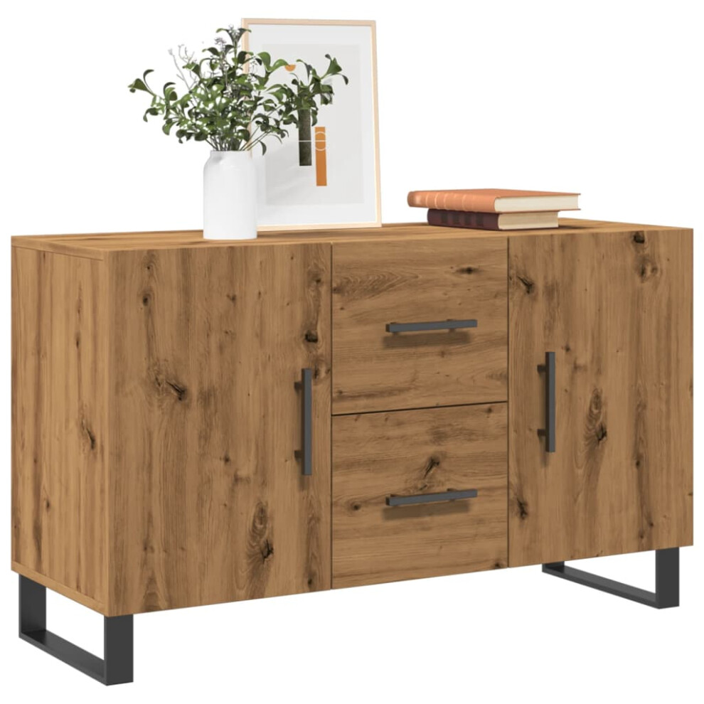 vidaXL Sideboard Artisan Oak 100x36x60 Cm Engineered Wood