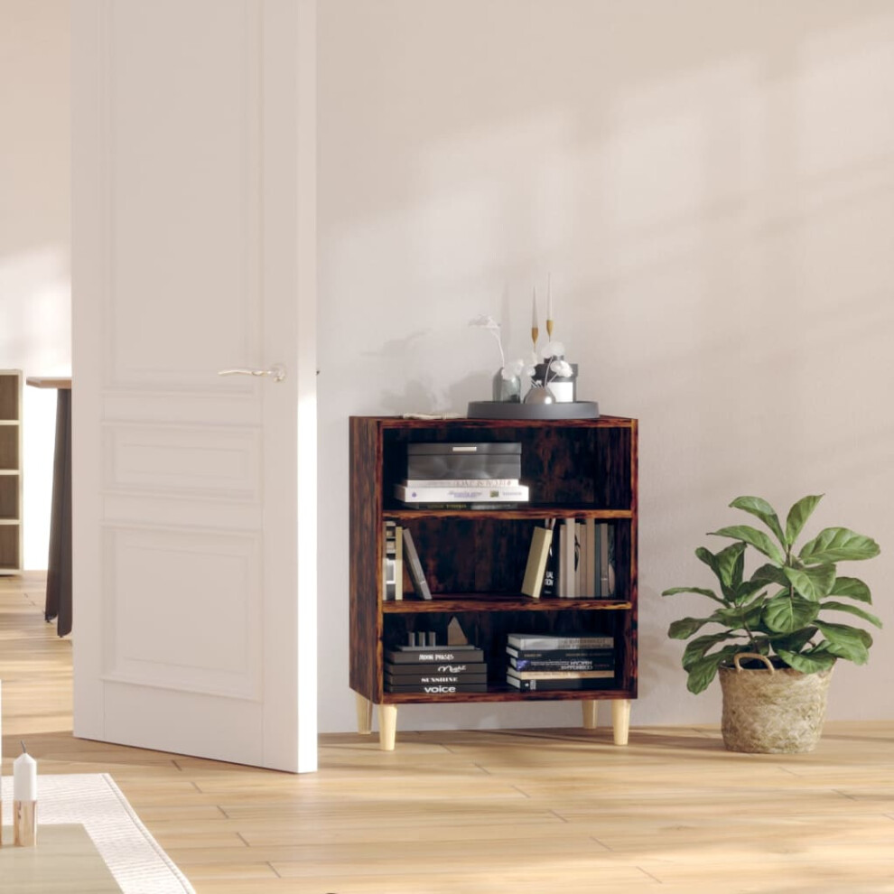 Vidaxl Sideboard Smoked Oak Engineered Wood Standing Shelf Storage Cabinet