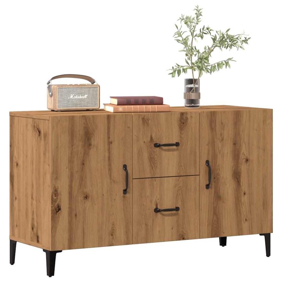 Vidaxl Sideboard Artisan Oak 100X36x60 Cm Engineered Wood Cabinet Cupboard