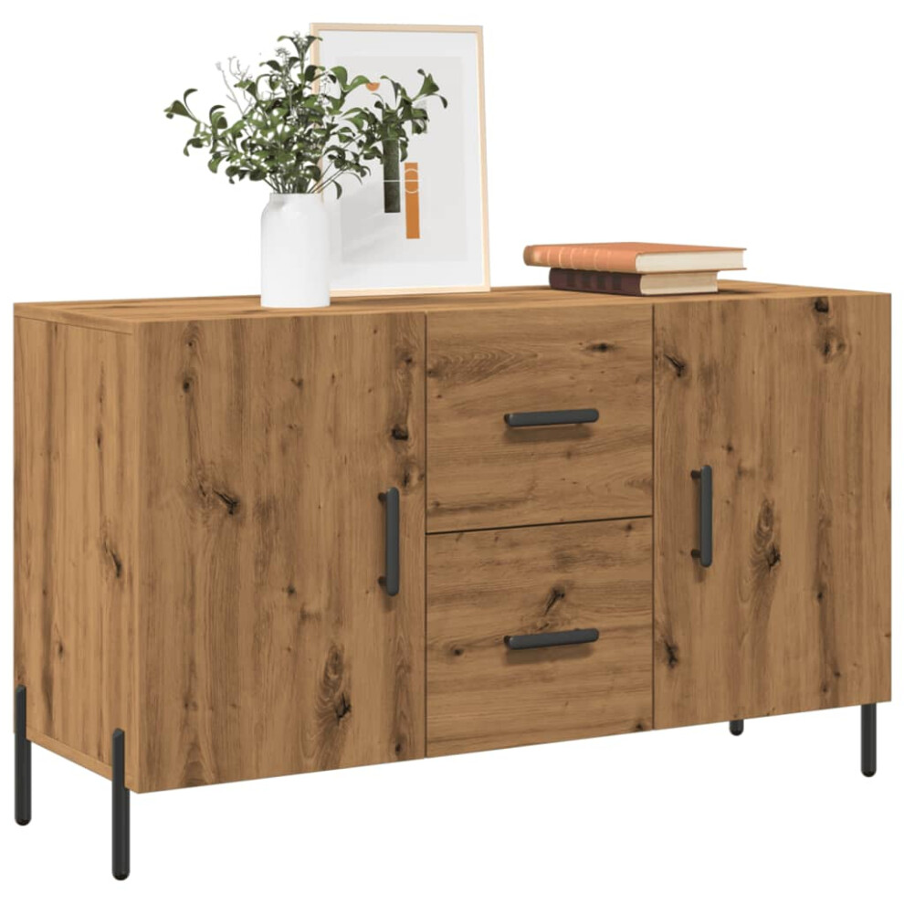 Vidaxl Sideboard Cupboard Side Cabinet Highboard Artisan Oak Engineered Wood
