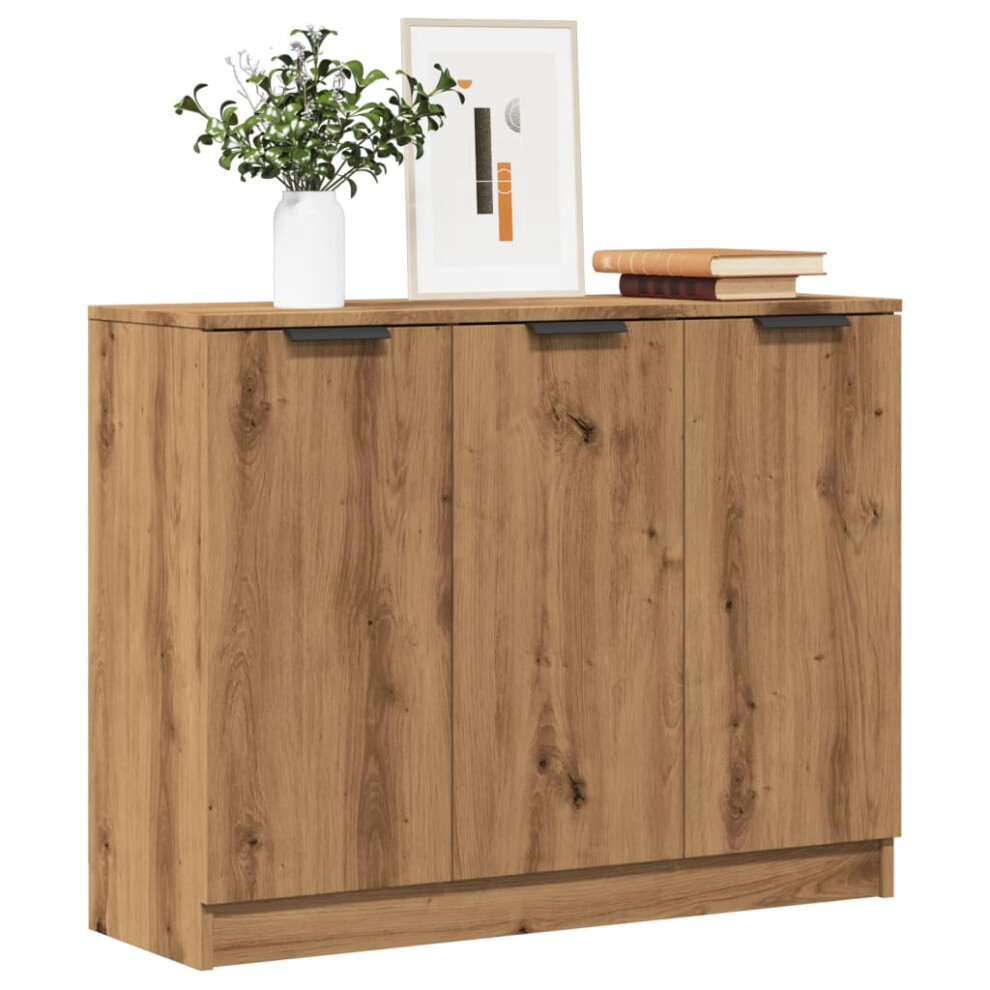 vidaXL Sideboard Cupboard Side Cabinet Highboard Artisan Oak Engineered Wood