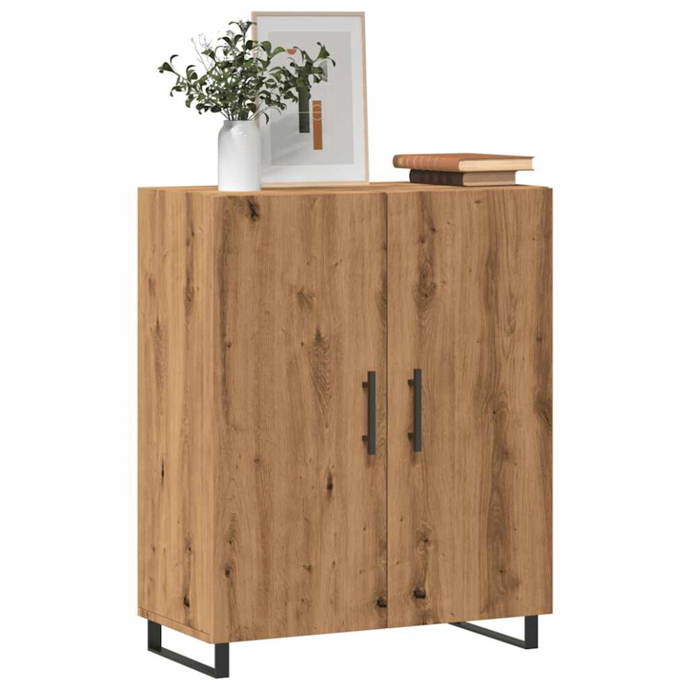 Vidaxl Sideboard Artisan Oak 69.5X34x90 Cm Engineered Wood Storage Cabinet