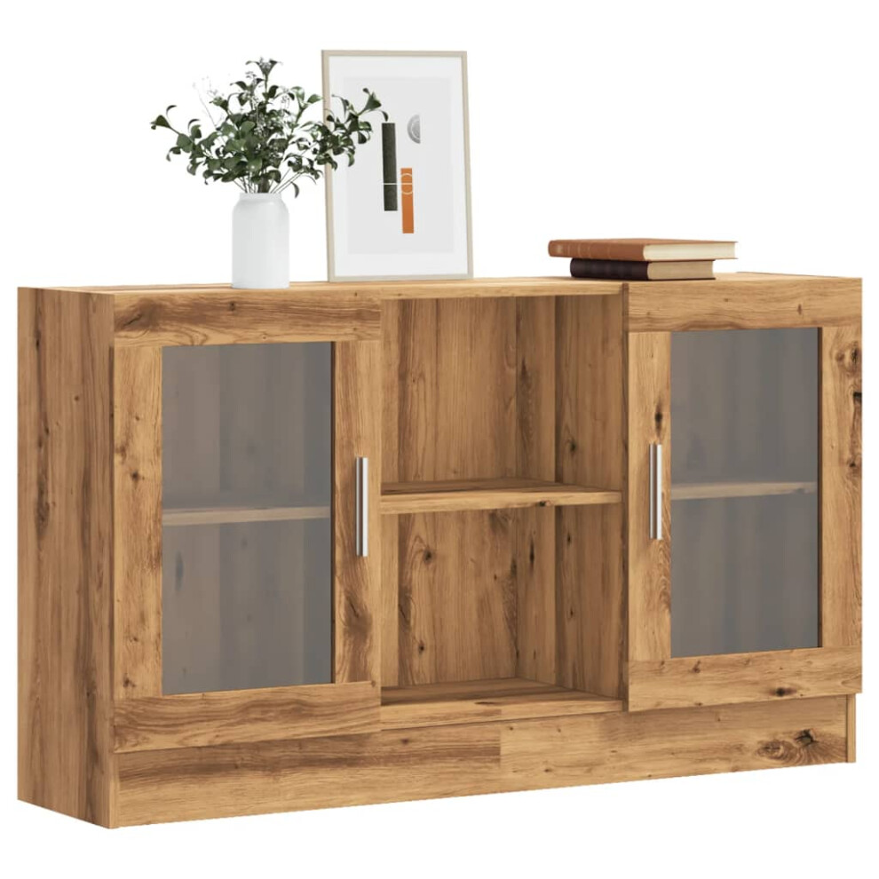 Vidaxl Sideboard Cupboard Side Cabinet Highboard Artisan Oak Engineered Wood