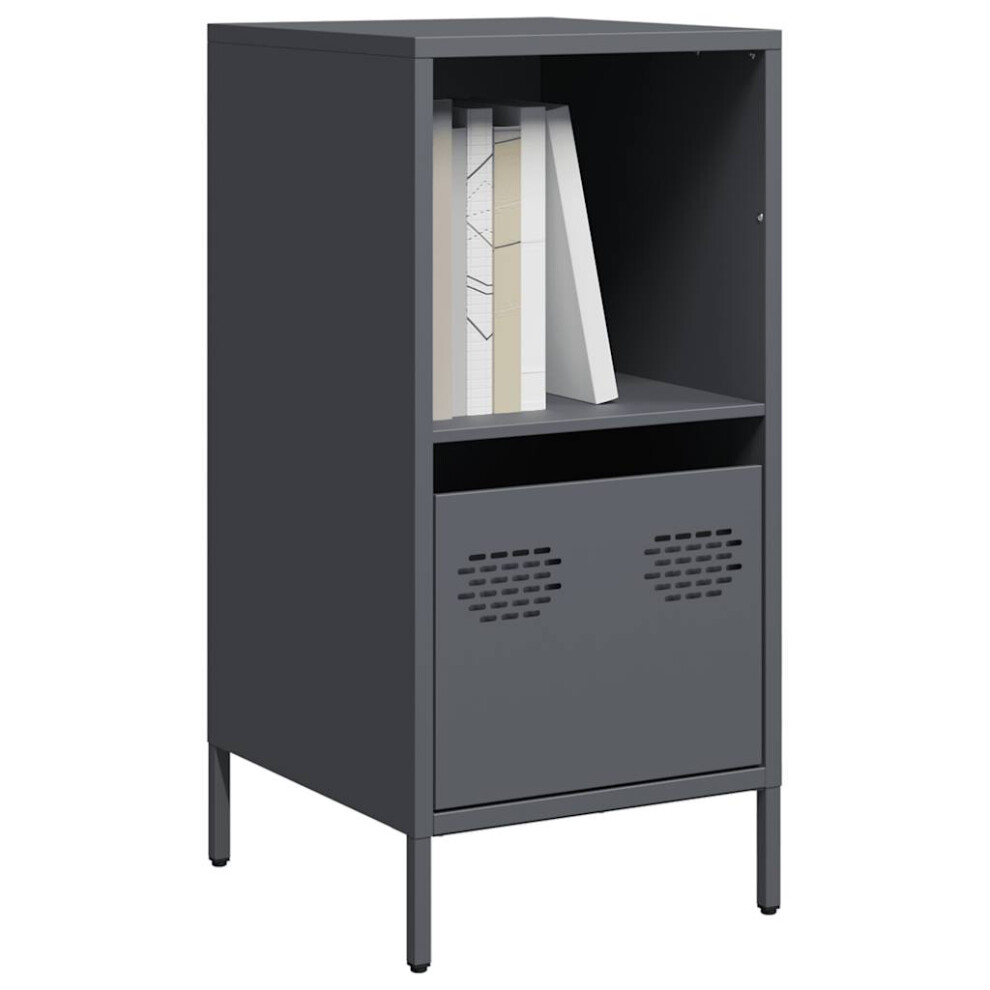 Vidaxl Sideboard Anthracite 35X39x73.5 Cm Cold-Rolled Steel