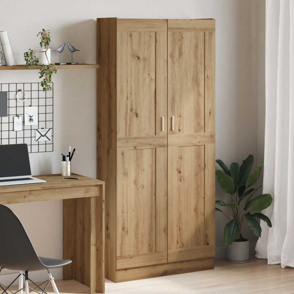 Vidaxl Highboard Artisan Oak 82.5X30.5x185 Cm Engineered Wood Sideboard