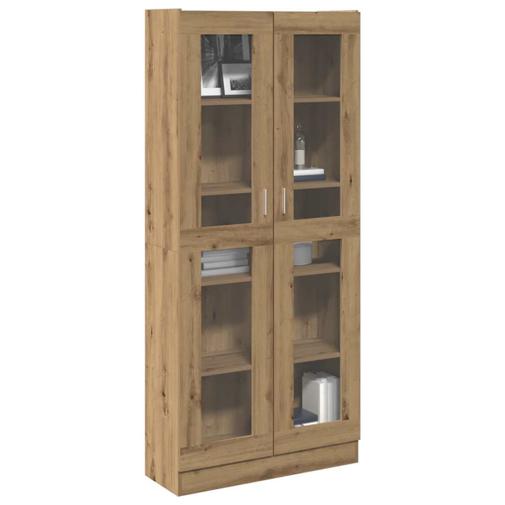 Vidaxl Highboard Artisan Oak 82.5X30.5x185 Cm Engineered Wood Sideboard