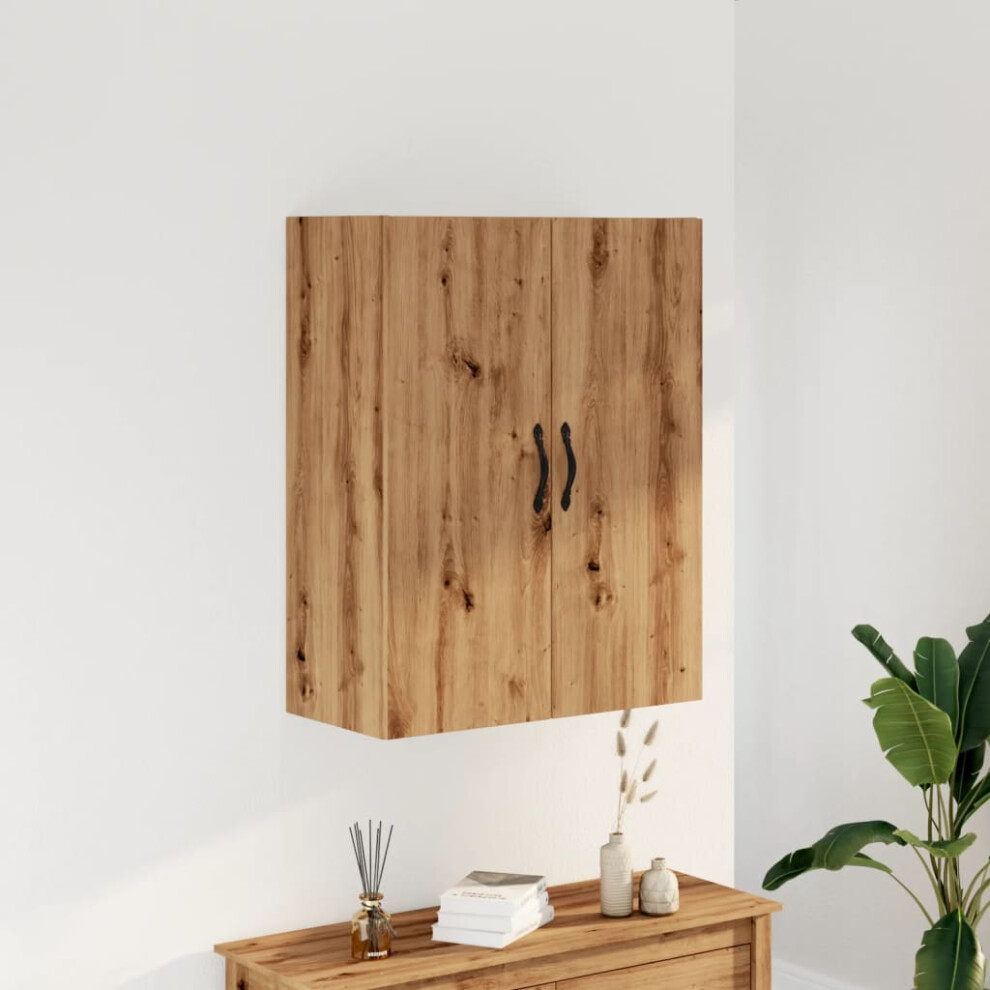 Vidaxl Wall Mounted Cabinet Wall Storage Cupboard Artisan Oak Engineered Wood