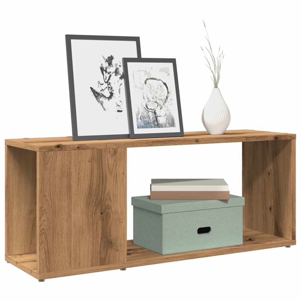 Vidaxl Tv Cabinet Artisan Oak 80X24x32cm Engineered Wood Tv Stand Tv Sideboard