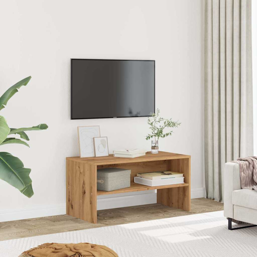 Vidaxl Tv Cabinet Artisan Oak 80X40x40 Cm Engineered Wood Tv Stand