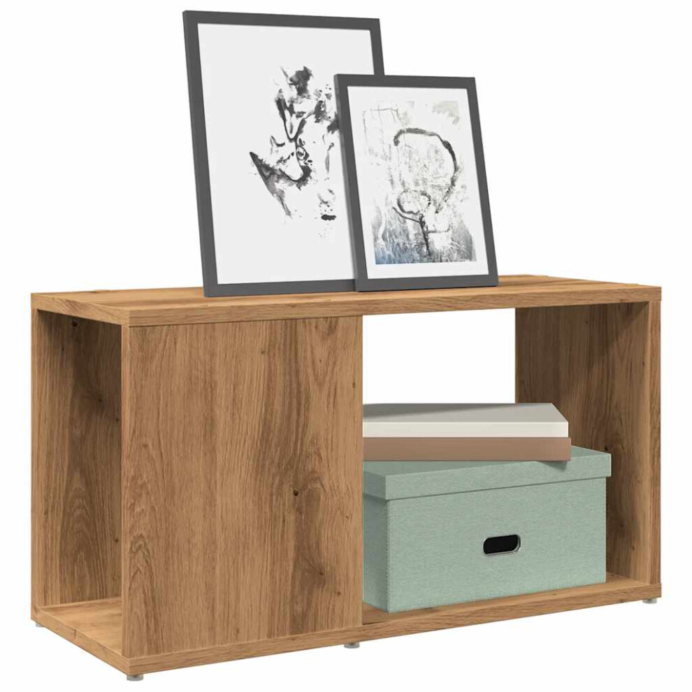 Vidaxl Tv Cabinet Artisian Oak 60X24x32cm Engineered Wood Tv Stand