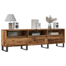 vidaXL TV Cabinet TV Stand TV Unit Media Cabinet Old Wood Engineered Wood