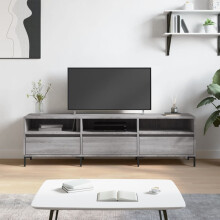 vidaXL TV Cabinet TV Unit Media Cabinet TV Stand Grey Sonoma Engineered Wood