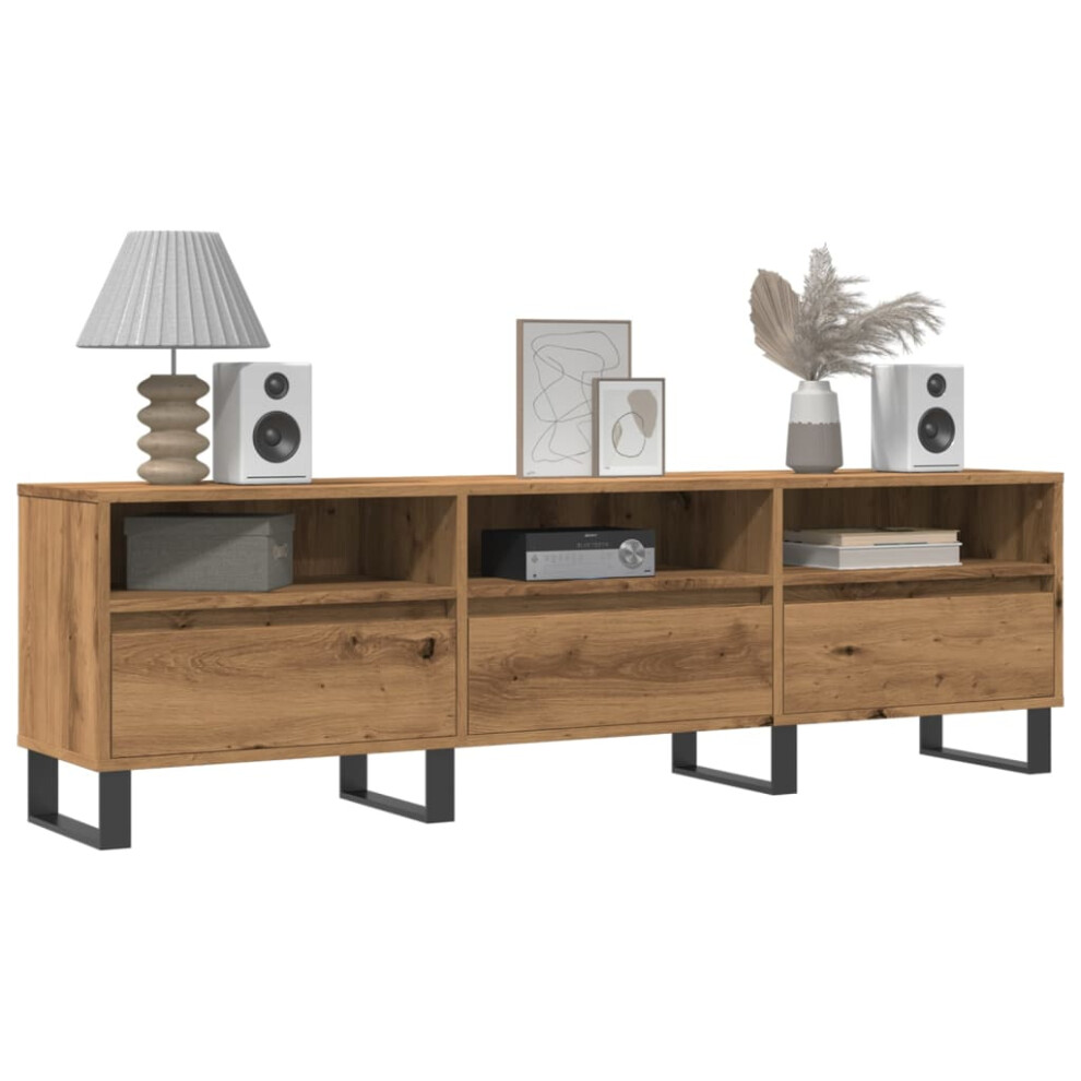 Vidaxl Tv Cabinet Tv Stand Tv Unit Media Cabinet Artisan Oak Engineered Wood