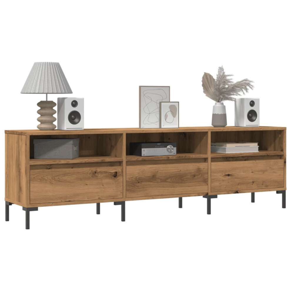Vidaxl Tv Cabinet Tv Stand Tv Unit Media Cabinet Artisan Oak Engineered Wood