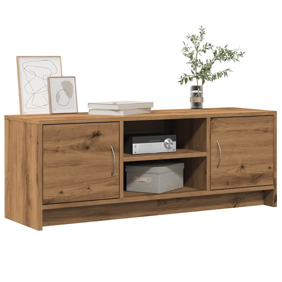 Vidaxl Tv Cabinet Artisan Oak 102X30x37.5 Cm Engineered Wood Tv Stand