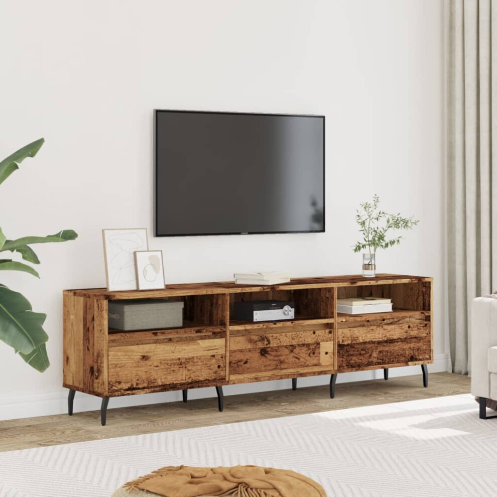 vidaXL TV Cabinet Old Wood 150x30x44.5 cm Engineered Wood