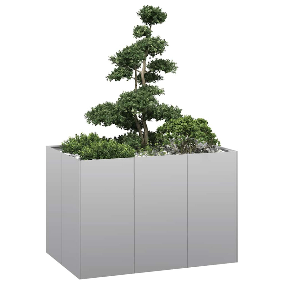 vidaXL Planter 120x80x80 Cm Galvanised Steel