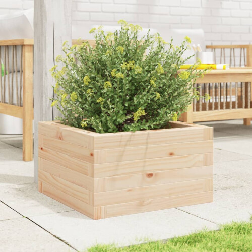 VidaXL vidaXL Garden Planter Outdoor Flower Pot Patio Planter Pot Solid Wood Pine 2