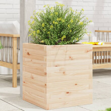 vidaXL Garden Planter Outdoor Flower Pot Patio Planter Pot Solid Wood Pine