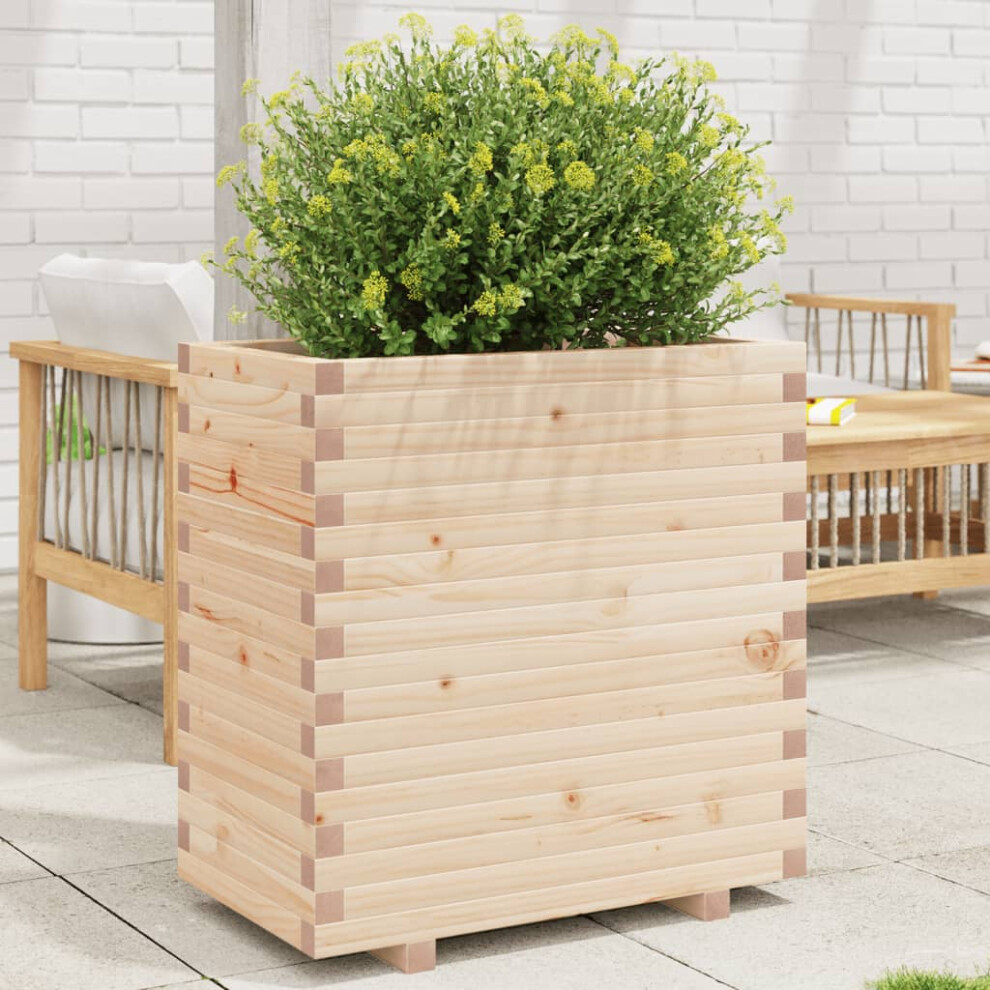 vidaXL Garden Planter 70x40x72.5 Cm Solid Wood Pine